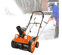 Pelle À Neige Électrique 2400 W, Vitesse À Vide 0-3500 TR/Min, Largeur De Nettoyage 45,7 Cm, Réglage Télescopique, Souffleuse À Neige Rechargeable, Distance De Projection De 7,8 M