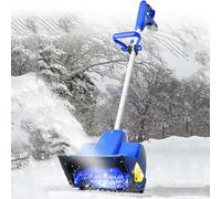 Pelle À Neige Électrique Chasse-Neige, Vitesse À Vide 2500 TR/Min, Largeur De Nettoyage 28 Cm, Pelle À Neige Électrique Portative sans Fil avec 2 Batteries Li-ION, Souffleuse À Neige Rechargeable
