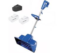Pelle à neige électrique portative, souffleuse à neige sans fil haute puissance 24 V avec batterie de 4,0 Ah, souffleuse à neige rechargeable, distance de 8 m pour terrasse, allée