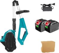 Pelle à neige électrique sans brosse, puissance 2500W, longueur de rouleau 250 mm, 2 batteries fiche EU, électrique