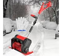 Pelle à neige électrique sans fil 1200 W, souffleuse à neige portable pour l'extérieur, distance de lancement de 8 m, réglage 3 directions, idéale pour une utilisation dans la cour et la route