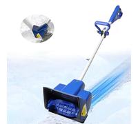 Pelle à neige électrique sans fil avec distance de lancement de 7,8 m, batterie et chargeur rapide pour un déneigement efficace en hiver