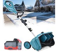Pelle à neige électrique sans fil - Moteur sans balais de 1000 W, batterie de 4500 mAh pour un déneigement facile - 30 minutes d'utilisation idéale pour les personnes âgées
