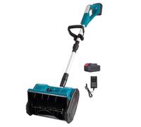 Pelle à Neige électrique sans Fil, Pliable, avec Direction Ajustable et Manche télescopique pour Un déneigement Facile des allées et des Routes Scolaires.