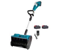 Pelle à neige électrique sans fil, pliable avec direction réglable et manche télescopique pour un déneigement facile sur les allées et les routes scolaires