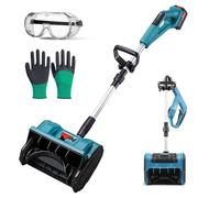 Pelle à neige électrique sans fil sans balais compatible avec batterie Makita 21 V, souffleuse à neige de 30,5 cm améliorée avec direction réglable, outil de déneigement portable pour allée, terrasse