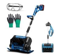 Pelle à neige électrique sans fil sans balais compatible avec batterie Makita 21 V, souffleuse à neige de 30,5 cm améliorée avec direction réglable, outil de déneigement portable pour allée, terrasse