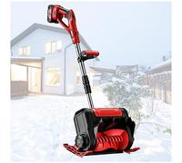 Pelle à Neige électrique sans Fil, Souffleuse à Neige sans Balais De 30 Cm De Largeur Et 18 Cm De Profondeur, Légère, Déneigement Efficace avec Chargeur Et 2 Batteries