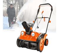 Pelle à neige électrique - Souffleuse à neige manuelle 2400 W avec distance de lancement de 8 m, réglage télescopique, largeur de nettoyage de 46 cm, équipement de déneigement de 0 à 3500 tr/min