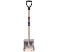Pelle à neige en aluminium manche bois 65cm avec poignée