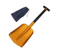 Pelle à neige en métal avec design peu encombrant, outil de retrait du sable et de la terre pour le camping et les propriétaires de maisons, outil d'urgence en plein air, pelle à neige pliable en