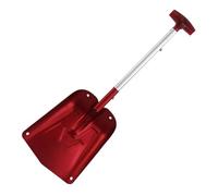 Pelle à Neige et Glace télescopique Amovible Portable en Alliage d'aluminium, Outil de Nettoyage Cour extérieure Pliable(3 PCS Red)