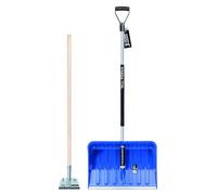 Pelle à neige et pousse-glace - Kit de déneigement taille L - Pelle à neige avec poignée ergonomique pour petites et grandes quantités de neige - Soyez prêt pour l'hiver