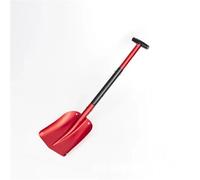 Pelle À Neige Extérieure Rétractable, Outils De Pliante | Pelle à glace en alliage d'aluminium, outil de déneigement d'hiver, Camping(Red-54-82cm)