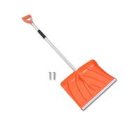 Pelle à Neige Grande capacité - Poignée en D Ergonomique, matériau en Aluminium + Design Anti - dérapant pour déneigement, Jardinage, Nettoyage extérieur