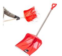 Pelle à neige KADAX, pelle avec manche en bois, raquette à neige, 50 cm, orange