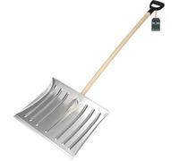 KOTARBAU® Pelle À Neige 50cm avec Manche en Bois Pelle en Aluminium Renforcé avec Manche Ergonomique 139 cm