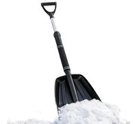 Pelle à Neige Large | Poussoir Manche Ergonomique en D | Outil de Déneigement pour Hiver | pour Allée, Trottoir, Terrasse, Porte, Jardin, Travail Extérieur Climat Froid Glace Tempête