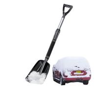 Pelle à neige, pelle à neige, pelle de tranchée, pelle à neige pour allée, pelle à neige avec poignée rétractable, pelle à neige robuste pour creuser le sol, la saleté, la neige profonde