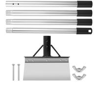 Pelle à Neige Pelle de déneigement en Acier Inoxydable for Jardin, désherbage, Mousse, Manche réglable, Outil Plantation for Ferme extérieur(21cm)