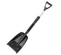 Pelle à Neige Pelle de Jardin, cheminée, Cendres, Poussoir à Neige, grattoir Charbon extérieur, Pelle en Plastique Portable et Pliable