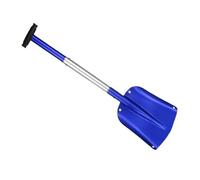 Pelle À Neige Pliable d'urgence for Voiture avec Manche Extensible, Légère en Aluminium, Idéale for Le Camping, Le Ski Et Le Jardin.(Blue)