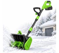 Pelle À Neige Pliable Portative, Pelle À Neige sans Fil | Rechargeable Sans Fil, Largeur 36 Cm, Distance De Lancement 10 M, Avec Lame De Tarière Résistante