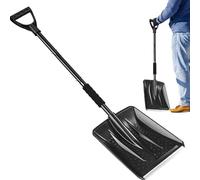 Pelle à neige pliable pour allée de voiture, 85 cm, légère et pliable, en alliage d'aluminium, pelle à neige portable 3 en 1, pour jardin, camping, bonhomme de neige et urgence