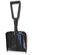 Pelle à Neige Pliante Portable en Plastique épais utilisée for pelleter Les ordures, la Nourriture et(Black)