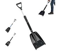 Pelle À Neige pour Allée | Scoop Ergonomique À Poignée en Forme De D - Outil Long de Poussage pour Neige,pour Allée Trottoir Terrasse Patio Cour Extérieur Nettoyage par Temps Froid