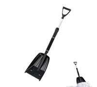 Pelle À Neige pour Allée, Scoop Ergonomique À Poignée en Forme De D, Pelle À Neige Manuelle pour Le Déneigement, Pelles Neiges À Pousser Amovible, pour Trottoir, Entrée, Jardin, Cour