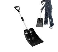 Pelle à Neige pour Enfant - Outil de déneigement télescopique de 60 à 89,9 cm | Pelle en Forme de traîneau Portable en d'aluminium PP réglable avec poignée en D - Cadeau d'hiver pour garçons