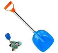 Pelle à neige pour enfants 24 pouces Pelle à neige légère pour tout-petits avec poignée antidérapante Lame en plastique pour outil de retrait d'hiver en plein air de voiture d'allée, couleur alé