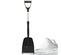 Pelle à Neige Pour, outil d'hiver avec poignée extensible, pelle à haute résistance, pour plage, activités de plein air, cour, jardin, pelouse, zone de stationnement trottoir et camping