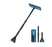 Pelle à Neige pour Voiture Compatible pour Skoda Superb Sedan Yeti, Outil Multifonctionnel de dégivrage et de déneigement pour Voiture d'hiver,1Blue