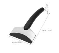 Pelle à Neige pour Voiture Ergonomique Déneigement Automobile 18X11 CM Plastique ABS et Acier Inoxydable Grattoir à Glace Solide Poignée Confortable Outil Pratique