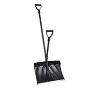 Pelle À Neige Résistante Avec Poignée D'Assistance Et Large Raclette | Pelle de Déneigement avec Poignée en Forme de D pour Trottoir Extérieur Voiture Camping Maison Garage Jardin Hiver