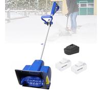 Pelle à neige sans fil légère, souffleuse à neige électrique portative avec batterie amovible et 1 chargeur, perche télescopique de 93 à 15 cm, souffleuse à neige d'extérieur rechargeable, portée de