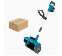 Pelle à neige sans fil pliable compatible avec Makita 18 V (sans batterie) | souffleuse à neige électrique 800 W, moteur sans balais, télescopique, largeur 31 cm, profondeur 15 cm