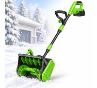 Pelle À Neige sans Fil sans Balais 21 V | Avec Double Verrouillage De Sécurité Et Poignée Auxiliaire Réglable, For Porches, Escaliers Et Allées