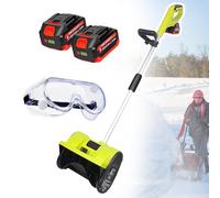 Pelle à Neige sans Fil, souffleuse à Neige électrique alimentée par Batterie de 11 Pouces avec poignée réglable, Profondeur de dégagement de 6,3 Pouces, Chargeur Inclus, pour allée, Patio, Trottoir