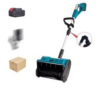 Pelle À Neige sans Fil, Souffleuse À Neige Électrique Pliable avec 2 Batteries, Longueur du Corps Et Direction De Lancer Réglables, Souffleuse À Neige À Batterie pour Allées des Routes Scolaires
