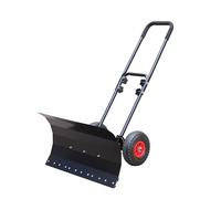 Pelle à Neige, Snowboard à Roues, charrue à Grande Lame et poignée réglable, Outil de déneigement Efficace for Porte d'entrée ou déneigement de chaussée