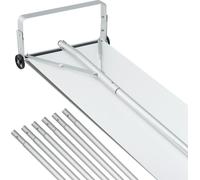 Pelle à neige VEVOR Toit 48 cm, portée jusqu'à 9 m, chasse-neige de toit en aluminium, pelle à neige avec roues de protection, poignée antidérapante et toile de glissement Chasse-neige Fraises de toit