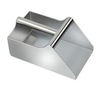 Pelle à nourriture - Pelle compacte en acier inoxydable pour bonbons, haricots, farine, pop-corn, outil pratique pour servir des aliments | Pelle polyvalente pour cuisson, fêtes au bar et