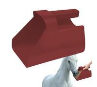 Pelle à nourriture pour bétail - Grand outil à main en métal, support de granulés, accessoire d'alimentation pour la ferme, construction robuste de style seau profond | Pelle à mesurer la nourriture