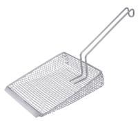 Pelle à pâtisserie en filet, en acier inoxydable, 20x17 cm Pelle, 20 cm de long