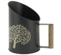 Pelle à pellets en métal Métal noir Arbre