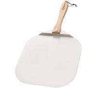 Pelle à pizza Chef Pomodoro 36,6 x 40,6 cm - Aluminium pro, manche pliable en bois