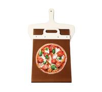Pelle à Pizza Coulissante, Curseur de Pelle à Pizza pour Transferts de Tarte à Pizza, Curseur de Palette de Pizza Antiadhésif Léger avec Poignée, pour la Cuisson de Pizza Maison